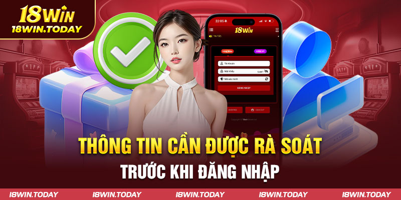 Thông tin cần được rà soát trước khi đăng nhập